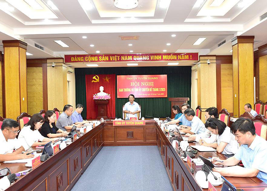 The Standing Board of the Provincial Party Committee holds a thematic conference in July