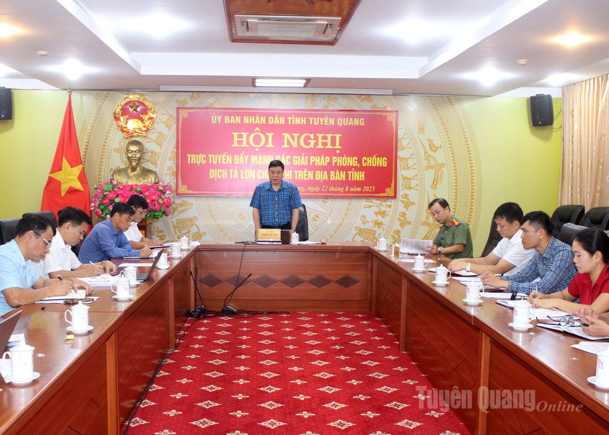 Tuyen Quang strengthens measures against African Swine Fever