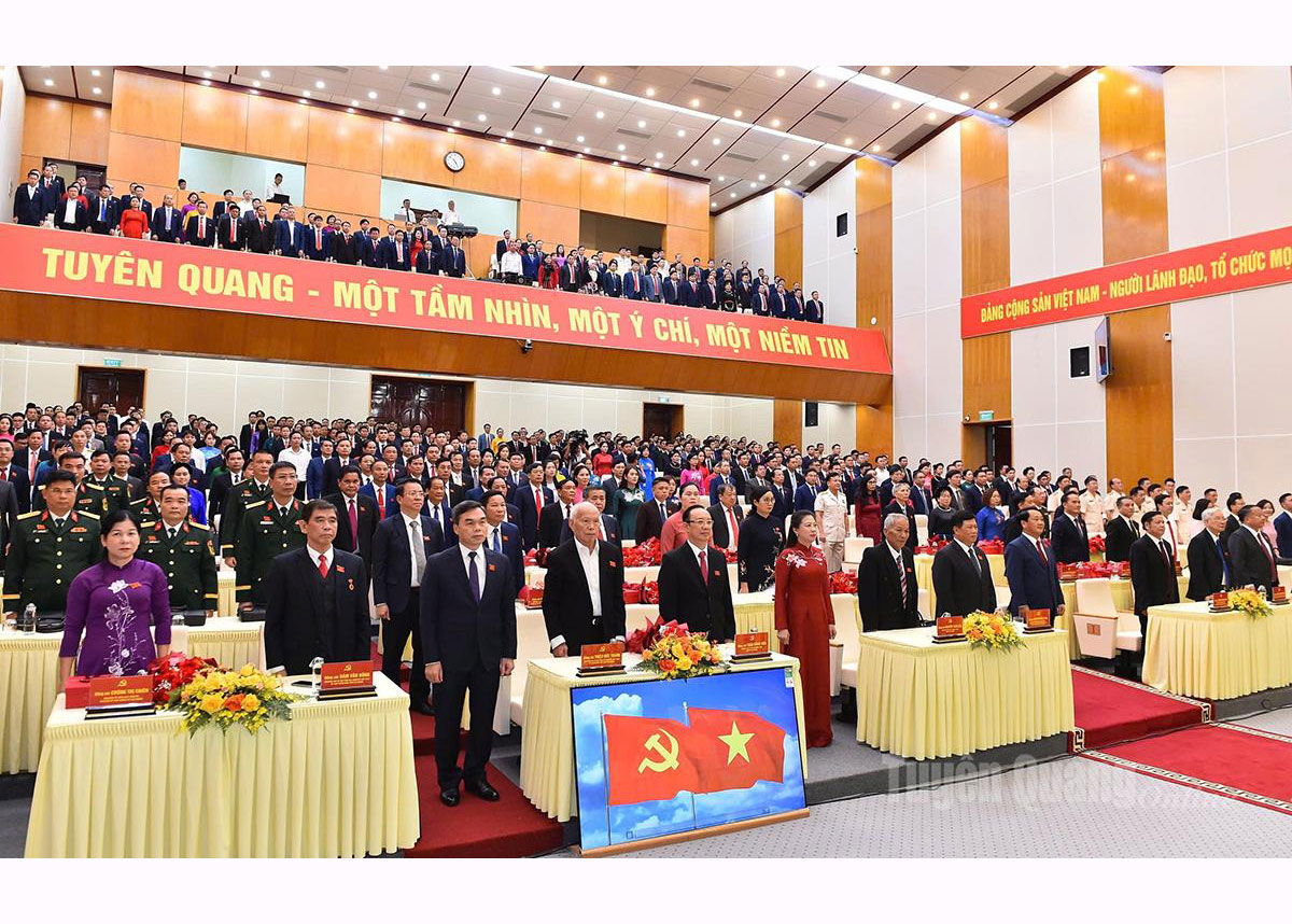 The 1st Tuyen Quang Provincial Party Congress for the 2025 - 2030 term wraps up