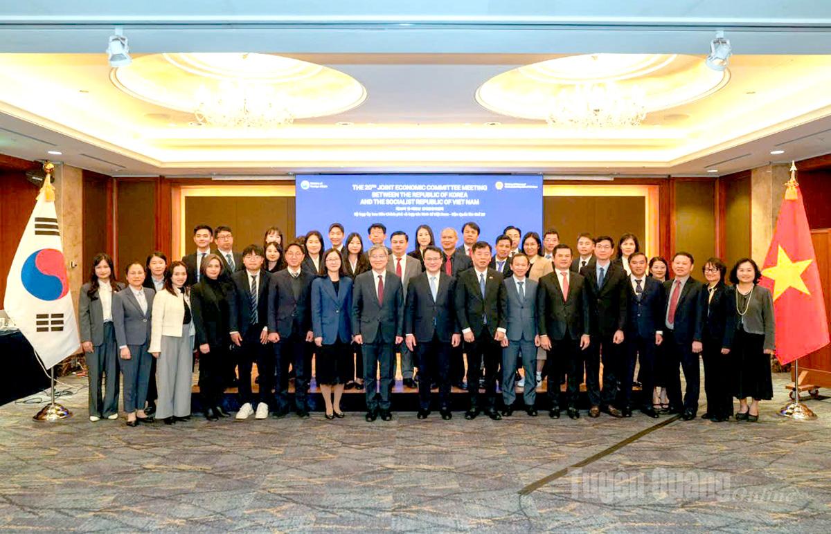 Tuyen Quang delegation attends the 20th meeting of the Vietnam-RoK Inter-Governmental Committee